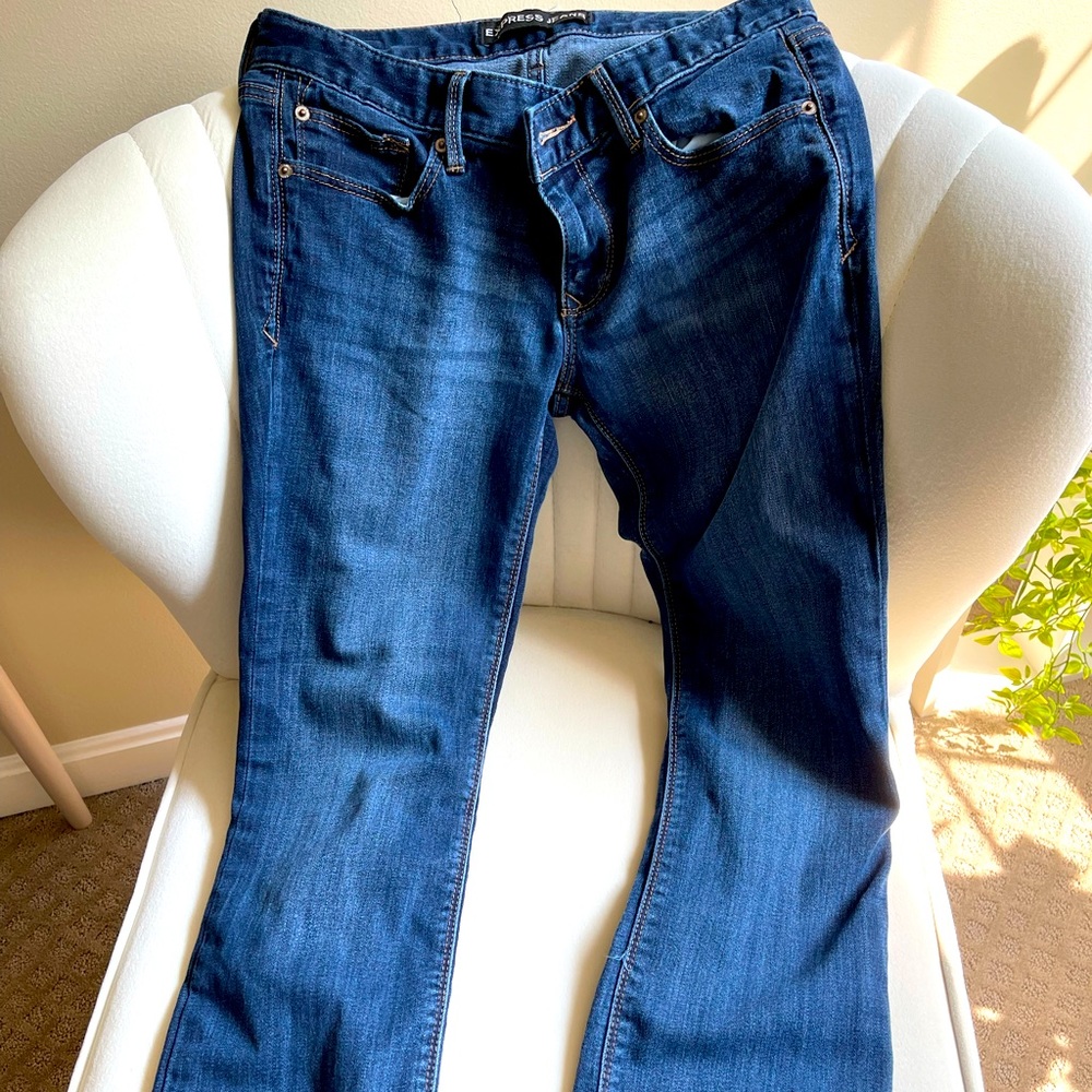 Express skinny low rise jeans 6R